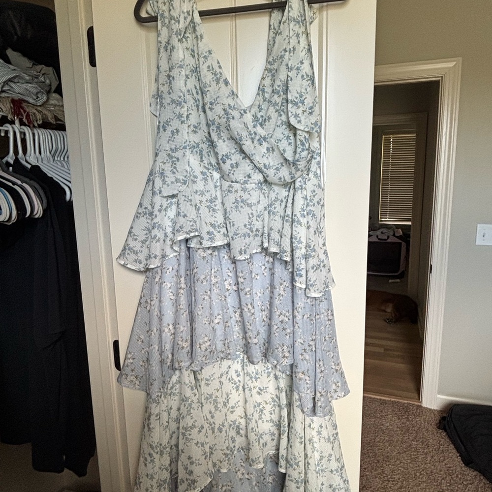 Floral Layered Women's Dress